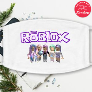 Cute Roblox Washable Face Mask for girl