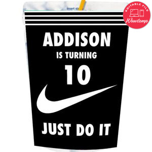 Fashion Capri Sun Labels Digital File Printable Instant Download