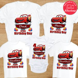 Disney Cars Family Trip Vacation T-Shirt