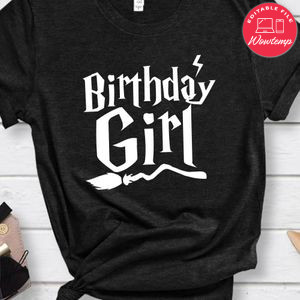 Wizard Birthday Girl T-Shirt