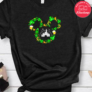 St Patrick’s Day Mickey Mouse Disney PNG file template