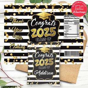 Senior Class of 2025 Chip Bag Digital File Printable Instant Download