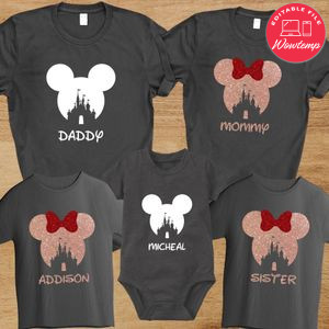 Disneyland Family Trip Vacation T-Shirts