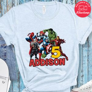 Avengers Birthday Boy Cute Shirt for Kid