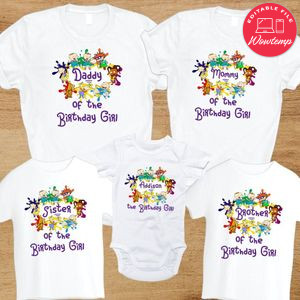 Rugrats Birthday Girl Family Trip Vacation T-Shirt