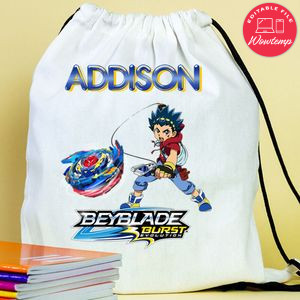 Personalised Beyblade Drawstring Bag