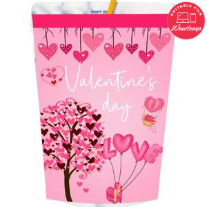 Valentine's Day Capri Sun Labels Digital File Printable Instant Download