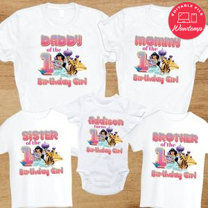 Jasmine Birthday Family Trip Vacation PNG file template