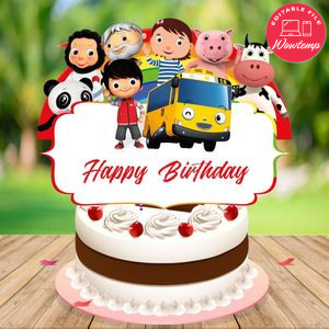 Editable Little Baby Bum Centerpieces Instant Download