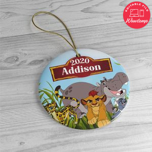 Lion King Christmas Ornament Gift