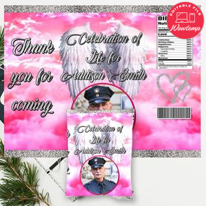 Memorial Chip Bag Digital File Printable Instant Download