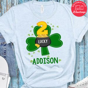 Irish 2nd Birthday PNG file template