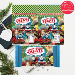Thomas Train and Friends Rice Krispie Treat Digital File Printable Instant Download