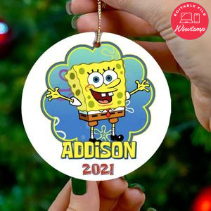 Spongebob Christmas Acrylic Ornament Gift