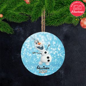 Olaf Disney Frozen 2 Christmas Wood Ornament Gift