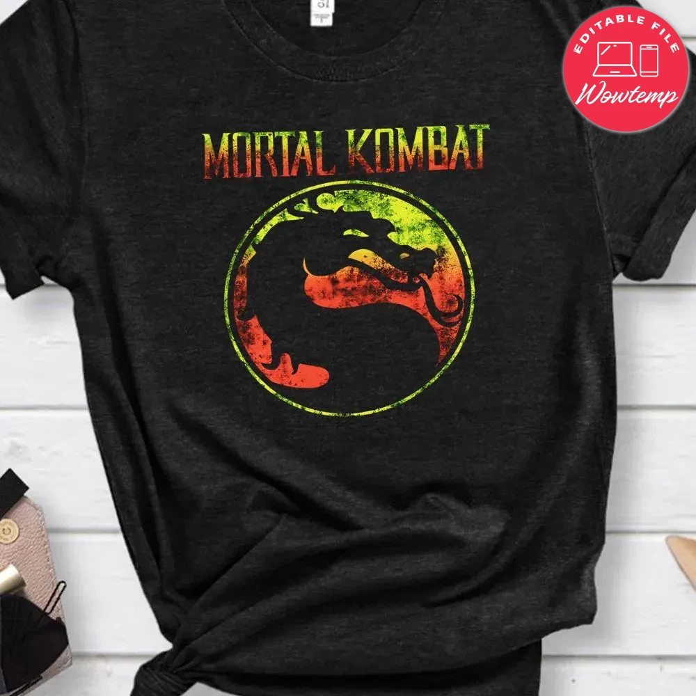 Mortal kombat Logo Inspired PNG file template | Wowtemp