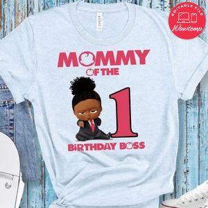 African Girl boss baby mommy T-Shirt