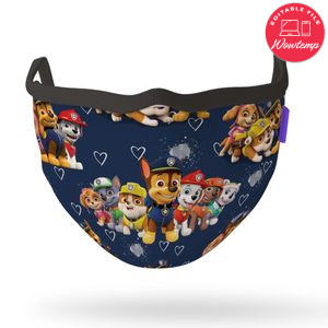Printable Paw Patrol Face Mask Digital File Instant Download