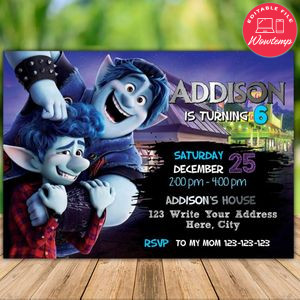 Printable Onward 2020 Invitation Template Instant Download