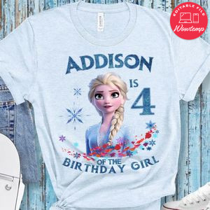 Disney Frozen Elsa Birthday Shirts
