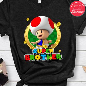 Toad Super Mario Bros Birthday Shirt