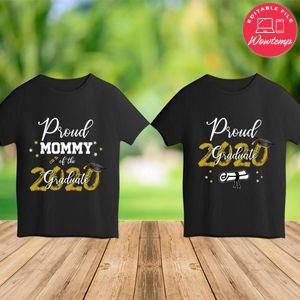Printable Family Graduation Shirt Digital File Instant Download