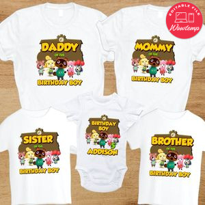 Animal crossing Family Trip Vacation T-Shirt