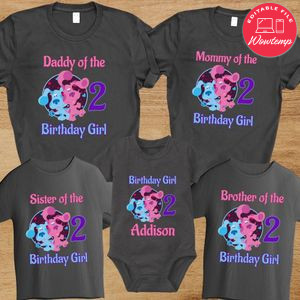 Blue's clues Family Birthday Party PNG file template