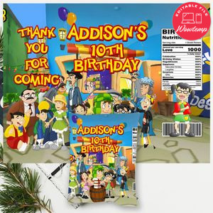 El Chavo del Chip Bag Digital File Printable Instant Download