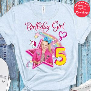 Jojo Siwa Toddler Birthday PNG file template
