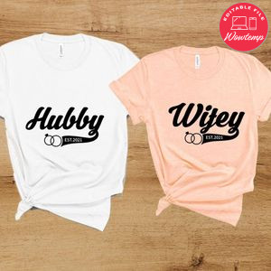 Hubby Wifey Since 2021 T-Shirt