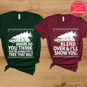 Matching Couple Christmas Vacation PNG file template