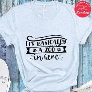 Its basically a zoo in here Doormat Shirt