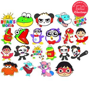 Bundle Dj Ryans World Cut File SVG File EPS File for Designer