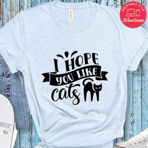 I hope you like cats Doormat Shirt