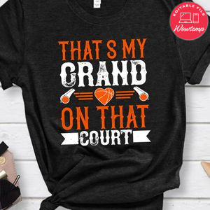 That's my grand son on that court Shirt
