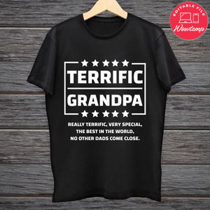 Terrific Grandpa Digital File Transparent PNG & SVG Instant Download