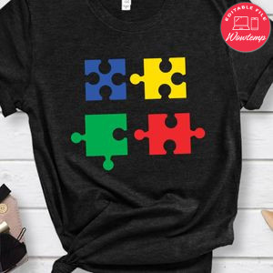 Autism Puzzle Colorful Shirt