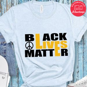 Black Lives Matter White Shirt