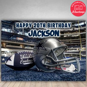 Dallas Cowboys Backdrop Digital File Instant Download