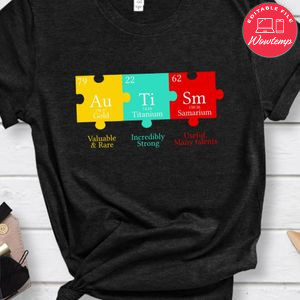 Autism Awareness Chemical Element Shirt