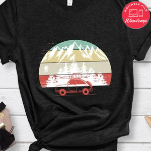 Mountains And Car Shirt
