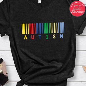 Autism Colorful Barcode Shirt