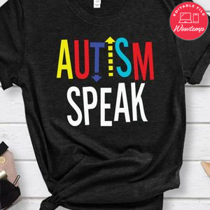 Autism Speak Colorful Autism Awareness Shirt