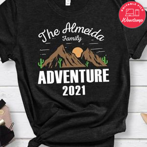 2021 Family Trip Hiking Camping Matching Outfit PNG file template