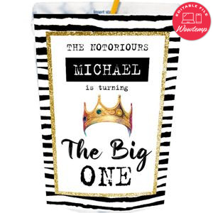 Notorious Capri Sun Labels Digital File Printable Instant Download