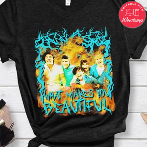 Heavy Metal One Direction Black T-Shirt