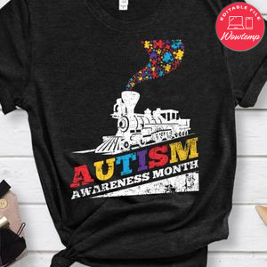 Autism puzzle train Classic Unisex Shirt