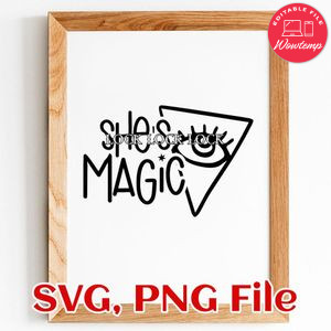 She's magic SVG PNG file template