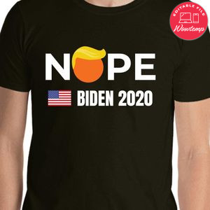 Trump Nope JOE BIDEN 2020 PNG file template